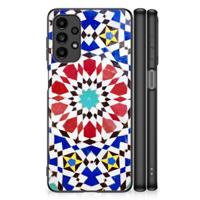 Samsung Galaxy A13 4G Marmeren Print Telefoonhoesje Mozaïek