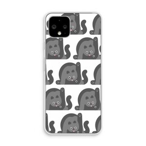 Cats: Pixel 4 Transparant Hoesje
