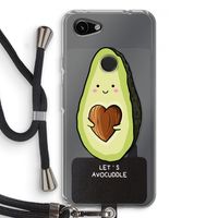 Avocuddle: Pixel 3a Transparant Hoesje met koord