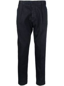 Dell'oglio pantalon fuselé à détails plissés - Bleu