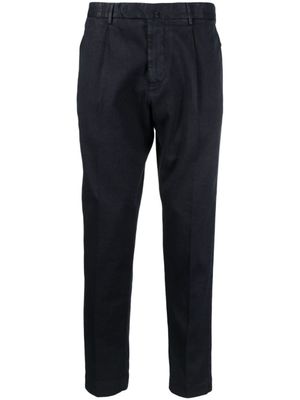 Dell'oglio pantalon fuselé à design plissé - Bleu