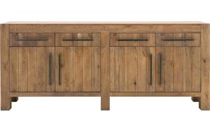 Goossens Dressoir Roots, 4 deuren 4 laden