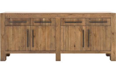 Goossens Dressoir Roots, 4 deuren 4 laden