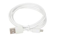 Netoplader iBOX C-41 USB 2A, 1 USB-poort, microUSB-kabel, Wit