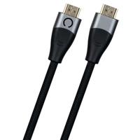 HDMI 2.1-kabel - KONIX - Nintendo Switch 2 - Compatibiliteit met 4K en 8K - Gevlochten nylon - Lengte 1,8 m - Zwart