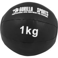 Gorilla Sports Medicijnbal - Medicine Ball - Kunstleer - 1 kg - thumbnail