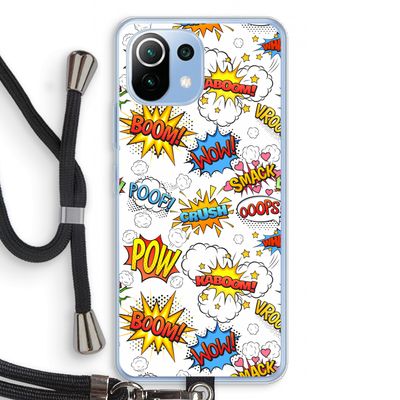 Pow Smack: Xiaomi Mi 11 Lite Transparant Hoesje met koord