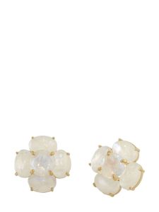 Irene Neuwirth boucles d'oreilles Posy en or 18ct serties de pierres de lune