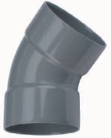 Wavin PVC Bocht 45° 90mm Dubbele Mof - Duurzame en Efficiënte Waterstroom Verbetering