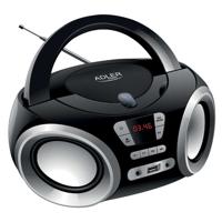 Adler AD 1181 cd-speler Draagbare cd-speler Zwart, Zilver