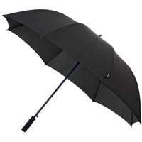 Falcone golfparaplu/stormparaplu - windproof - zwart - 120 cm - automaat