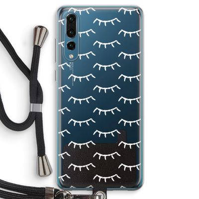 Wimpers: Huawei P20 Pro Transparant Hoesje met koord