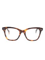 Kenzo lunettes de vue carrées à effet écailles de tortue - Marron