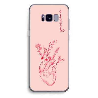 Blooming Heart: Samsung Galaxy S8 Plus Transparant Hoesje