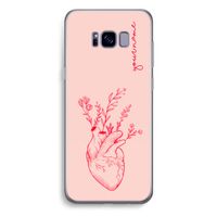 Blooming Heart: Samsung Galaxy S8 Plus Transparant Hoesje Blooming Heart: Samsung Galaxy S8 Plus Transparant Hoesje