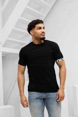 Dsquared2 Round Neck T-Shirt Heren Zwart/Wit - Maat S - Kleur: WitZwart | Soccerfanshop