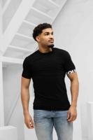 Dsquared2 Round Neck T-Shirt Heren Zwart/Wit - Maat L - Kleur: WitZwart | Soccerfanshop