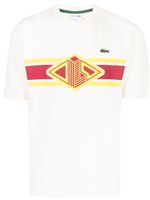 Lacoste logo-print crew-neck T-shirt - Blanc - thumbnail