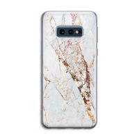 Goud marmer: Samsung Galaxy S10e Transparant Hoesje