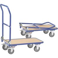 Fetra Hauptartikel 1132 Plateauwagen Inklapbaar Staal Poedercoating Laadvermogen (max.): 150 kg