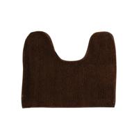 MSV WC/Badkamerkleed/badmat voor op de vloer - bruin - 45 x 35 cm - Badmatjes - thumbnail