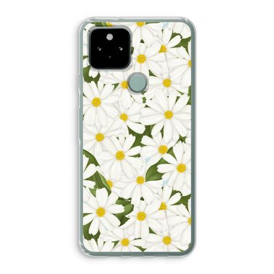 Summer Daisies: Google Pixel 5 Transparant Hoesje