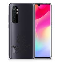 Xiaomi Mi Note 10 Lite Siliconen hoesje met naam Heart Smile