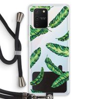 Lange bladeren: Samsung Galaxy S10 Lite Transparant Hoesje met koord
