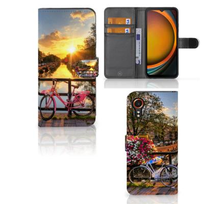 Samsung Galaxy Xcover 7 | Flip Cover | Amsterdamse Grachten Samsung Galaxy Xcover 7 | Flip Cover | Amsterdamse Grachten