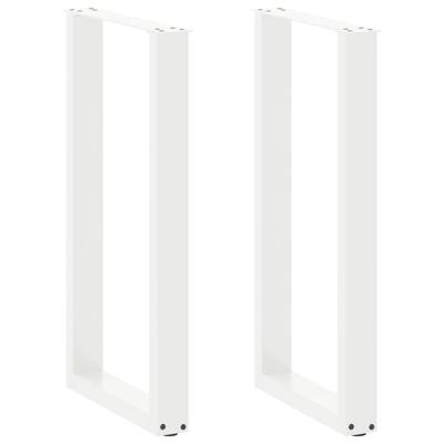 Bartafelpoten 2 st U-vormig 40x(90-91) cm staal wit