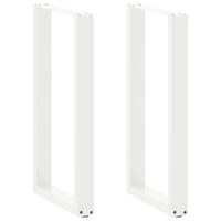 Bartafelpoten 2 st U-vormig 40x(90-91) cm staal wit
