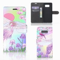Samsung Galaxy S8 Plus | Telefoonhoesje | Met pasjeshouder | Bird