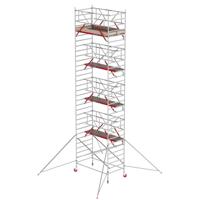 Altrex RS TOWER 42 rolsteiger | 10.20 m | 1.35 m | 2.45 m houten platform | Safe-Quick + schoren - TX420022
