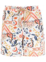 Lygia & Nanny short de bain Gil à motif cachemire - Tons neutres