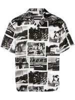 Neighborhood x Osamu Nagahama chemise à imprimé photographique - Gris