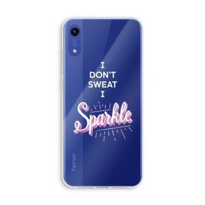 Sparkle quote: Honor Play 8A Transparant Hoesje