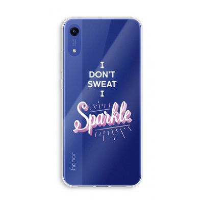 Sparkle quote: Honor Play 8A Transparant Hoesje