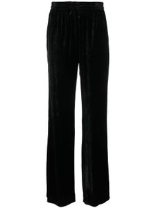 Ralph Lauren Collection pantalon en velours à coupe droite - Noir