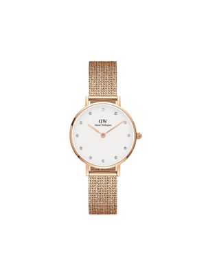 Daniel Wellington montre Petite Melrose Lumine 28 mm - Blanc