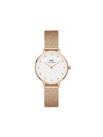 Daniel Wellington montre Petite Melrose Lumine 28 mm - Blanc - thumbnail