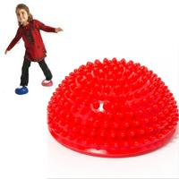 Halfrond evenwicht Stepping Stones Durian stekelige massage bal zintuiglijke integratie indoor buiten spelen speelgoed voor kinderen kinderen (rood)