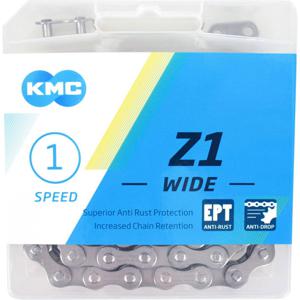 KMC Z1 EPT 112 schakels, 1/2 X 1/8, Zilver, Anti Roest