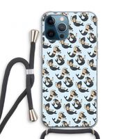 Zeemeermin: iPhone 12 Pro Transparant Hoesje met koord