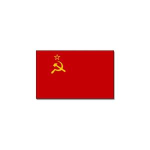 Vlag Sovjet Unie - 90 x 150 cm - feestartikelen - USSR land thema - supporter/fan - decoratie