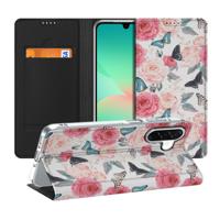 Samsung Galaxy A26 Smart Cover Butterfly Roses Samsung Galaxy A26 Smart Cover Butterfly Roses