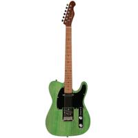 Fazley Outlaw Series Coyote Plus SS Green elektrische gitaar met gigbag