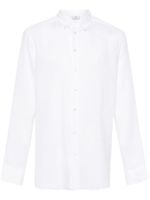 ETRO chemise en lin à broderies Pegaso - Blanc