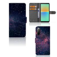 Sony Xperia 10 IV | Book Case | Stars | Portemonnee hoesje Sony Xperia 10 IV | Book Case | Stars | Portemonnee hoesje