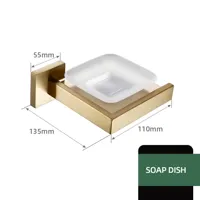 Badkamerhardware Set | RVS - Geborstelde Afwerking