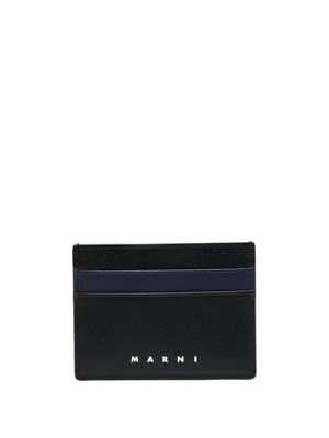 Marni porte-cartes en cuir - Noir